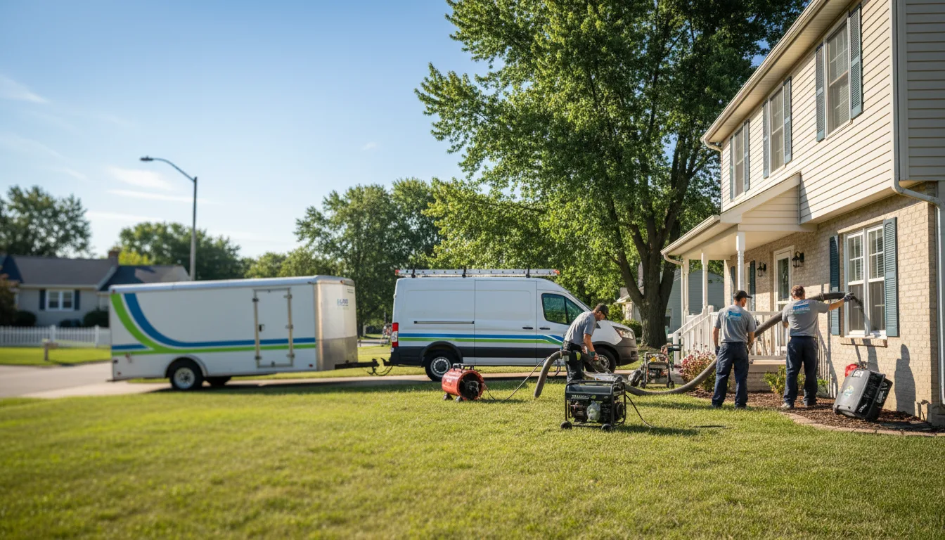 Flooded Basement Restoration And Cleanup With Repair in Frankenmuth, MI near me